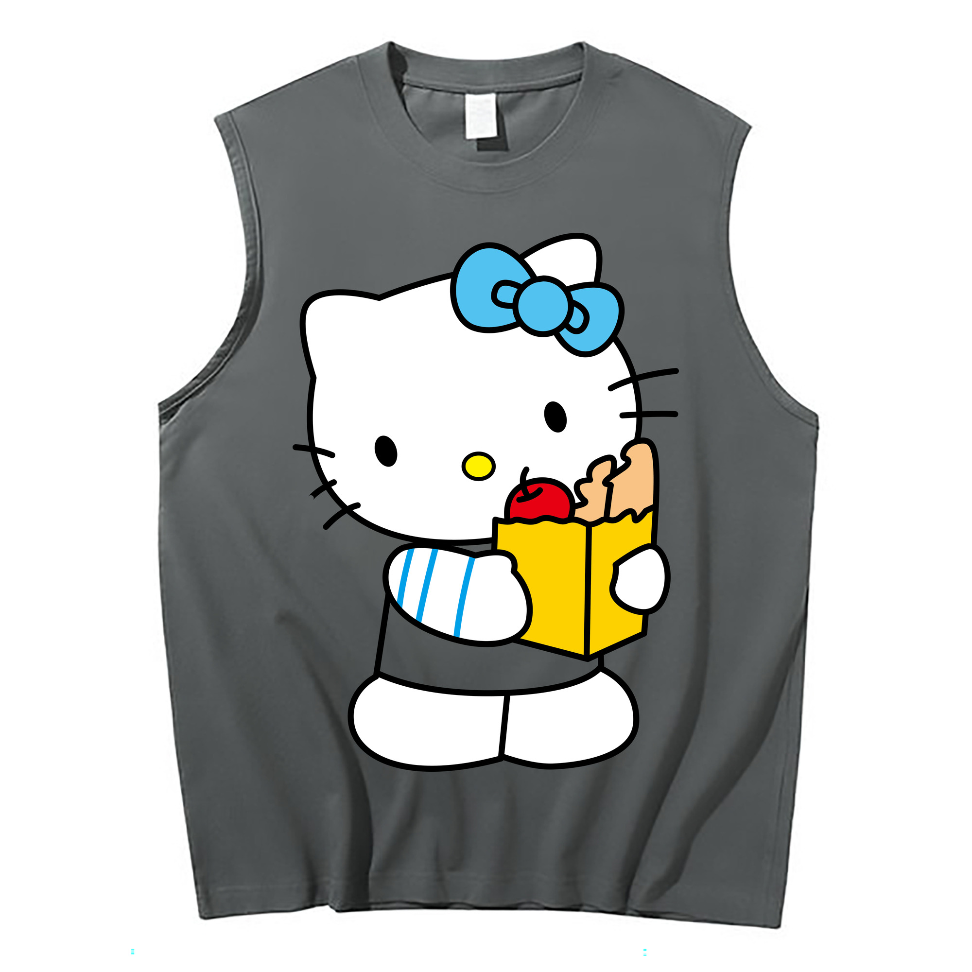 （画像用） Hello Kitty ハローキティ コットン100％タンクトップ（フロントプリント）